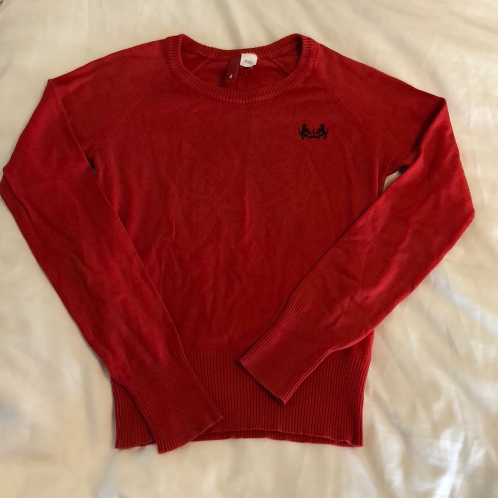 Ladies Divided by H&M Orange-Red Fitted Sweater
